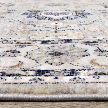 Contemporary Elegant Beige Area Rug-9