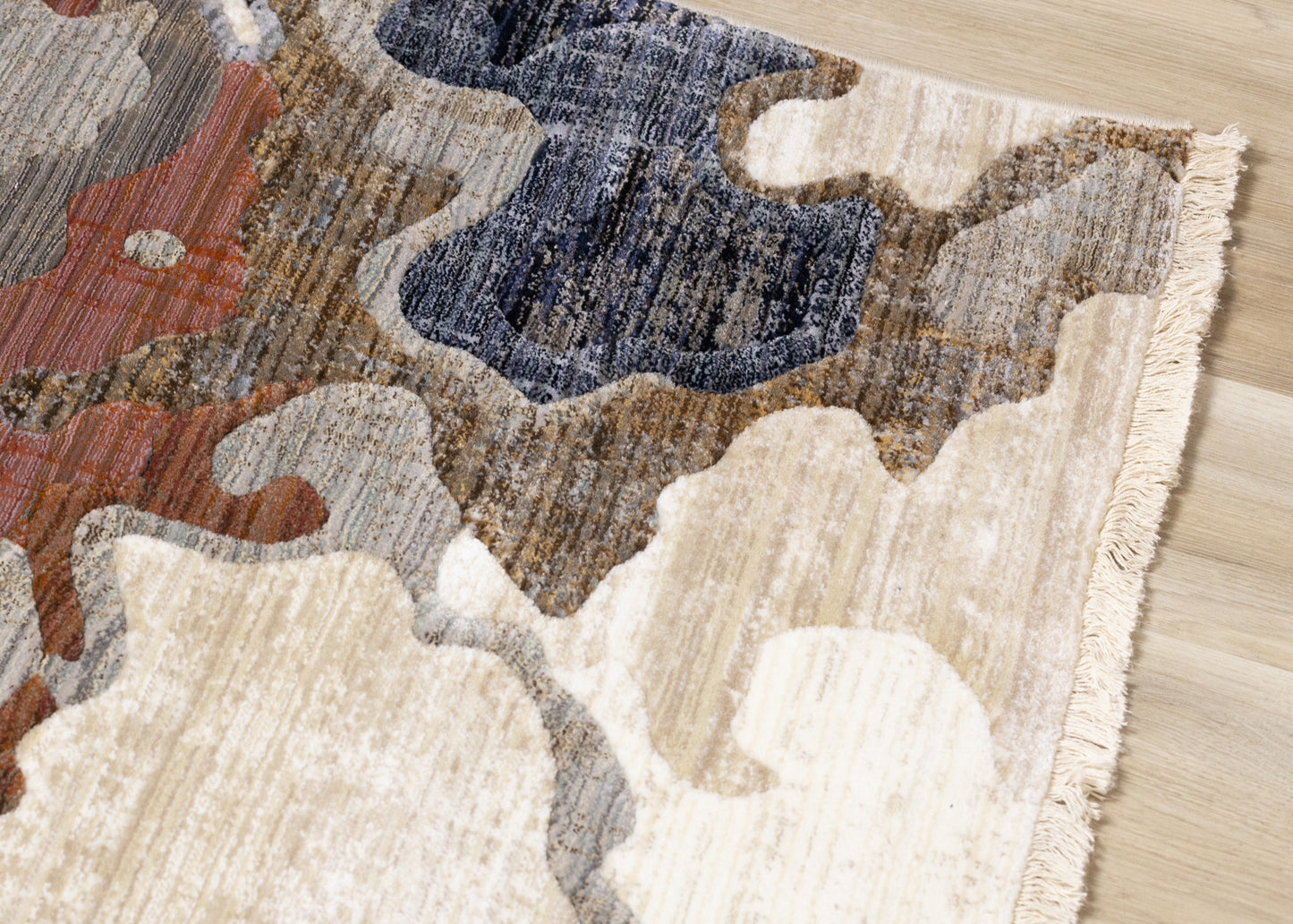 Contemporary Organic Beige Area Rug-4