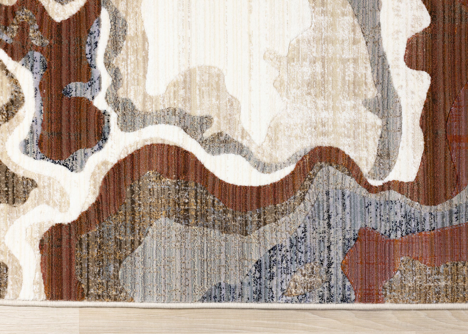 Contemporary Organic Beige Area Rug-8