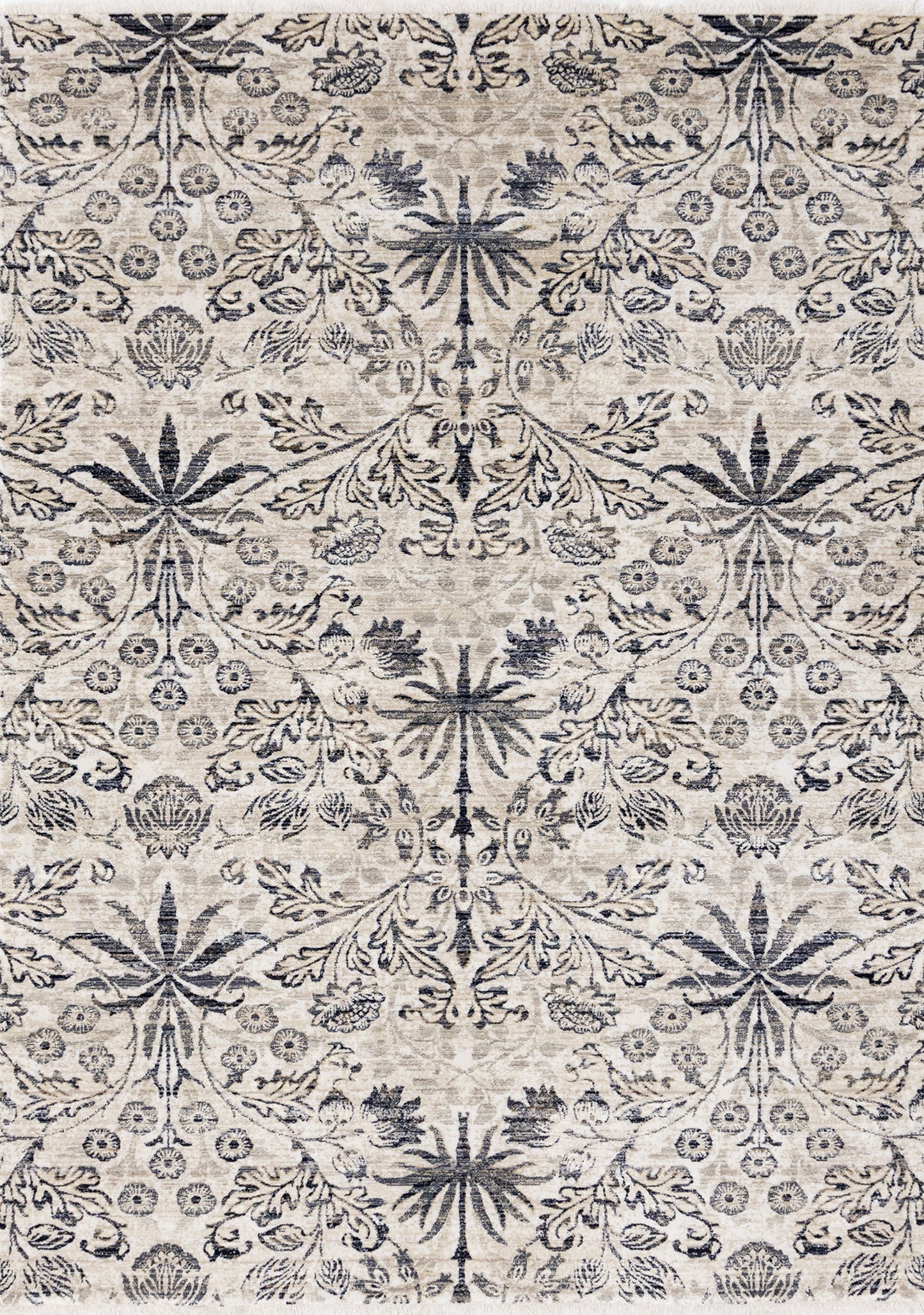 Classic Traditional Cream Area Rug-1