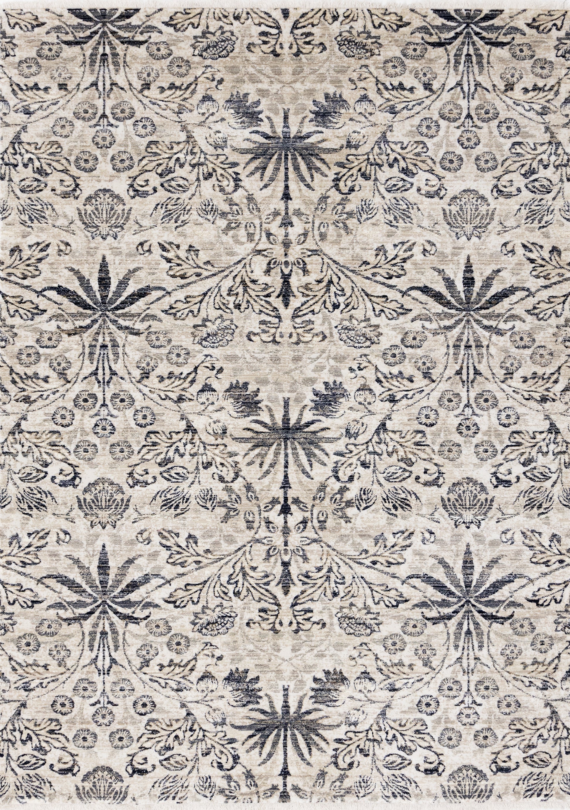 Classic Traditional Cream Area Rug-1