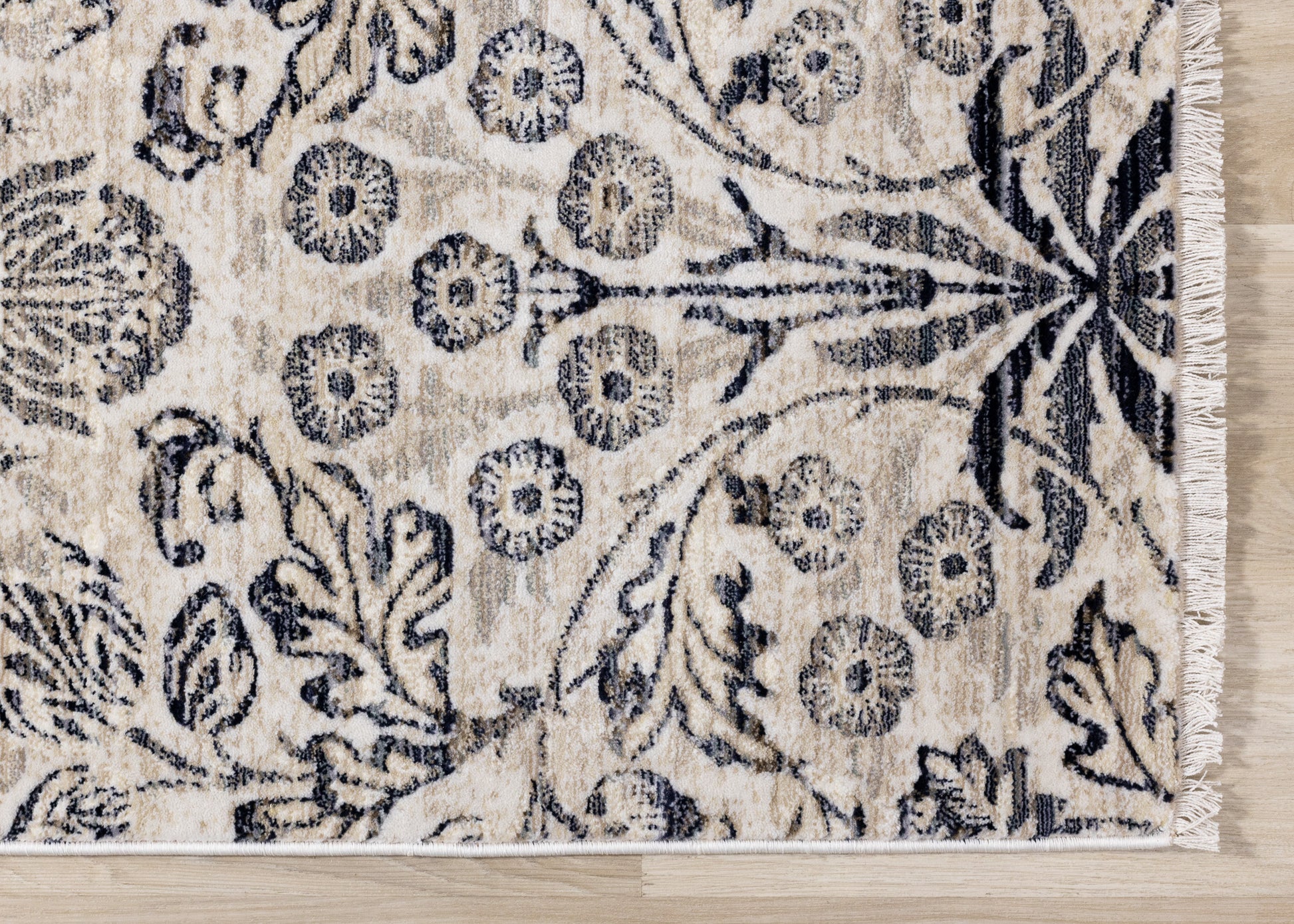 Classic Traditional Cream Area Rug-5