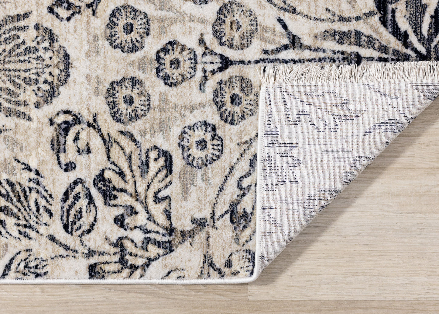 Classic Traditional Cream Area Rug-6