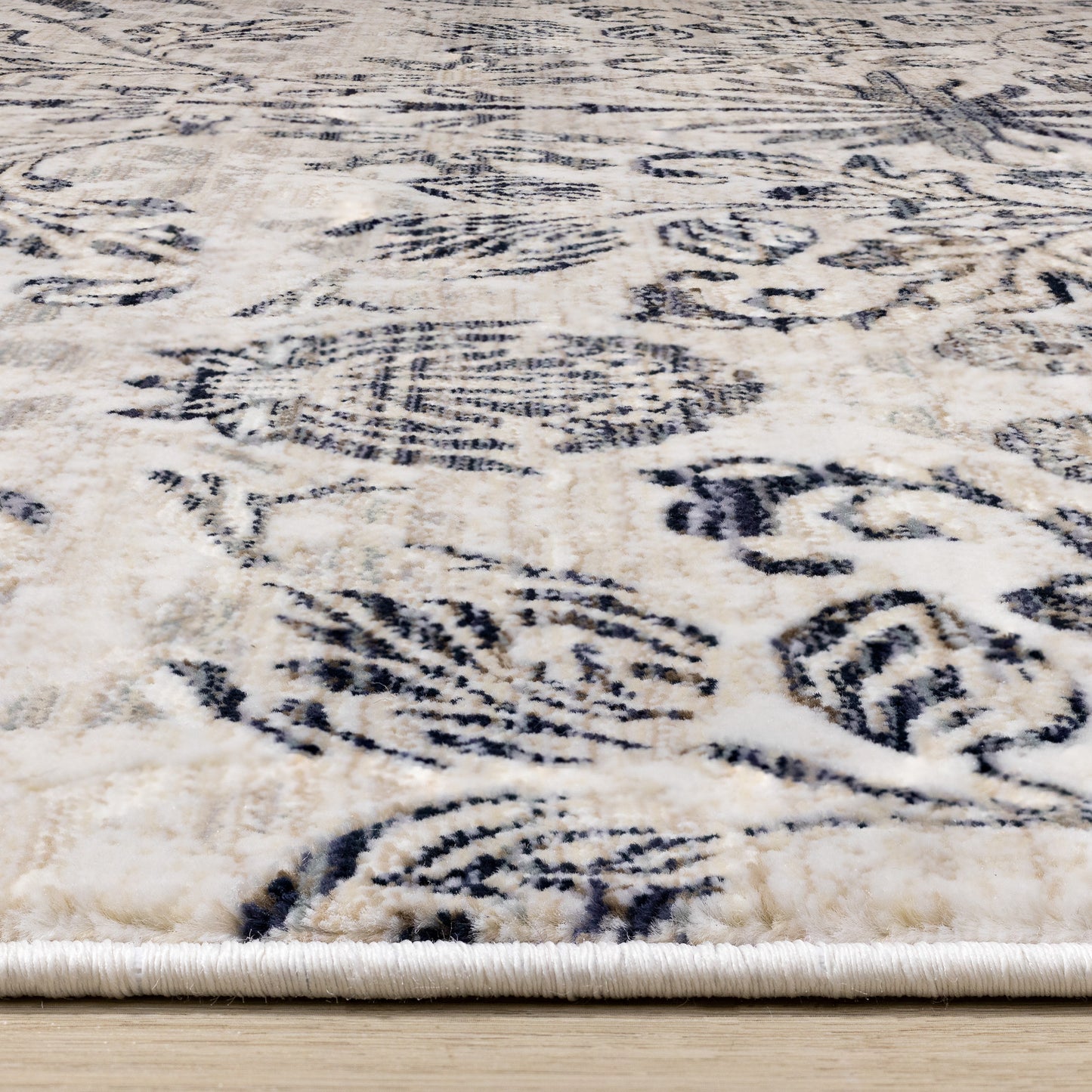 Classic Traditional Cream Area Rug-9