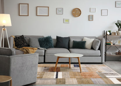 Contemporary Geometric Tribal Area Area Rug-3
