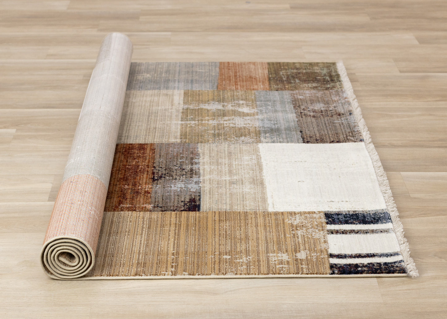Contemporary Geometric Tribal Area Area Rug-7