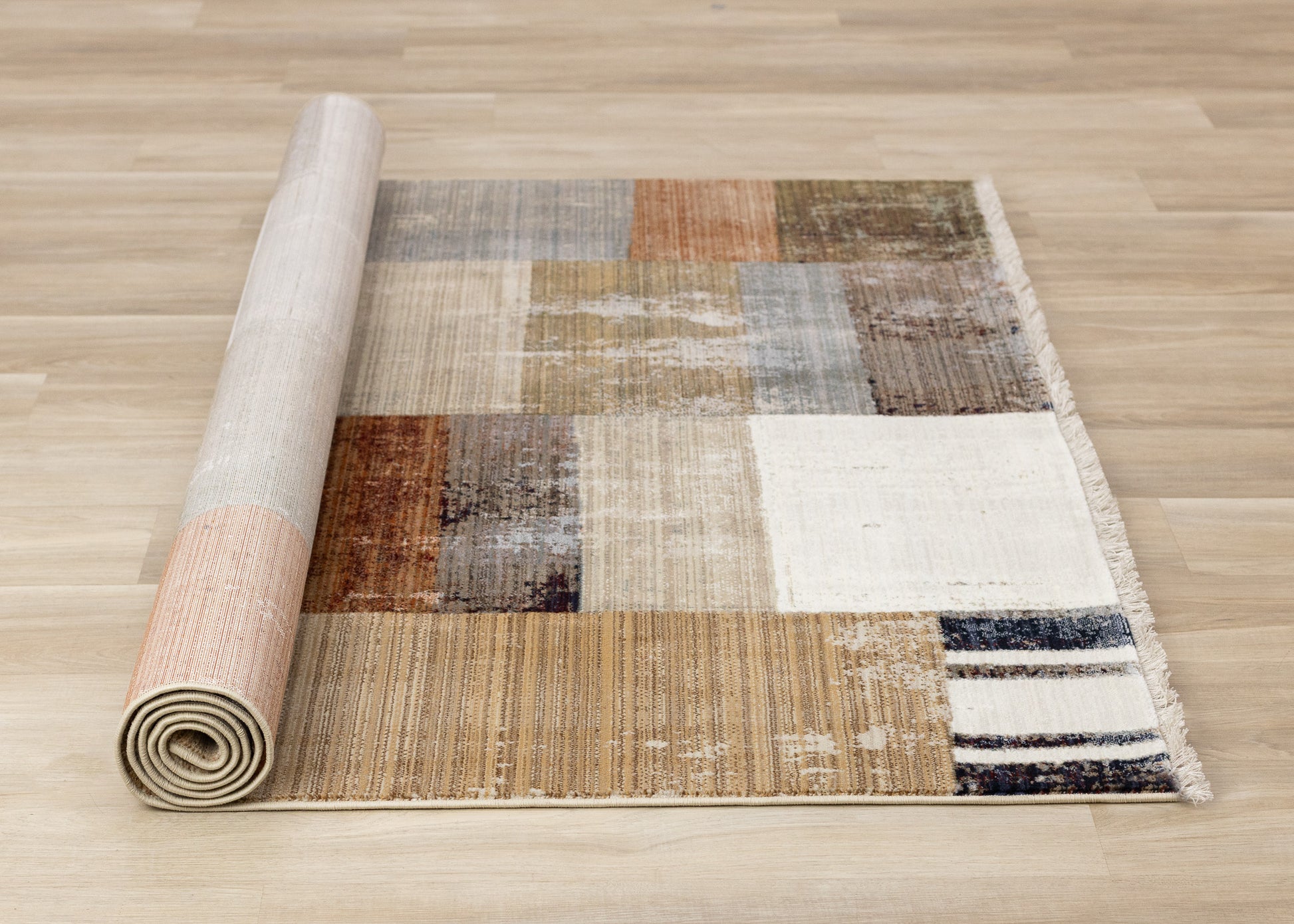 Contemporary Geometric Tribal Area Area Rug-7