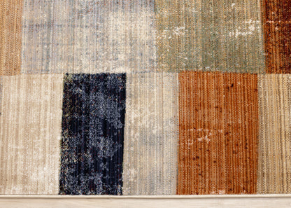 Contemporary Geometric Tribal Area Area Rug-8