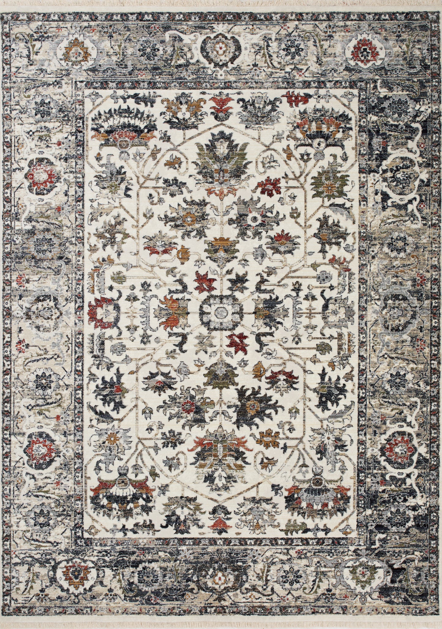 Classic Traditional Elegant Cream Area Rug