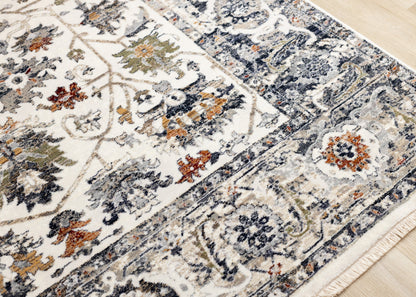 Classic Traditional Elegant Cream Area Rug