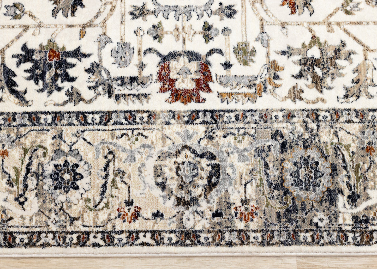 Classic Traditional Elegant Cream Area Rug