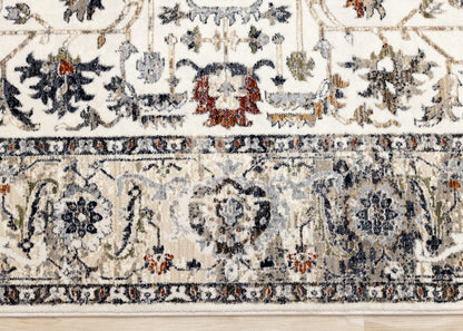 Classic Traditional Elegant Cream Area Rug