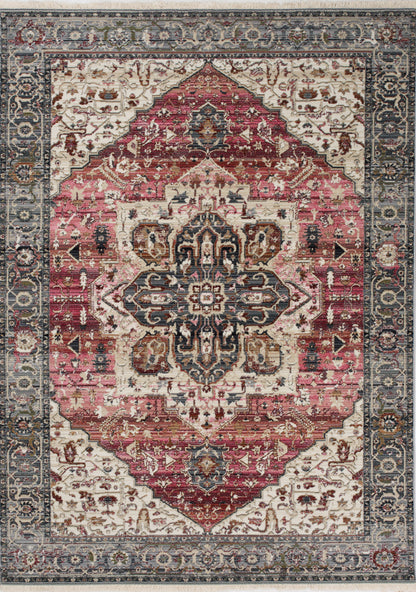 Classic Traditional Elegant Pink Area Rug