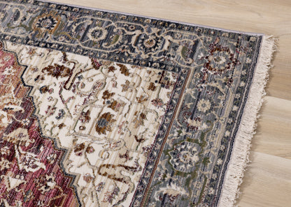 Classic Traditional Elegant Pink Area Rug