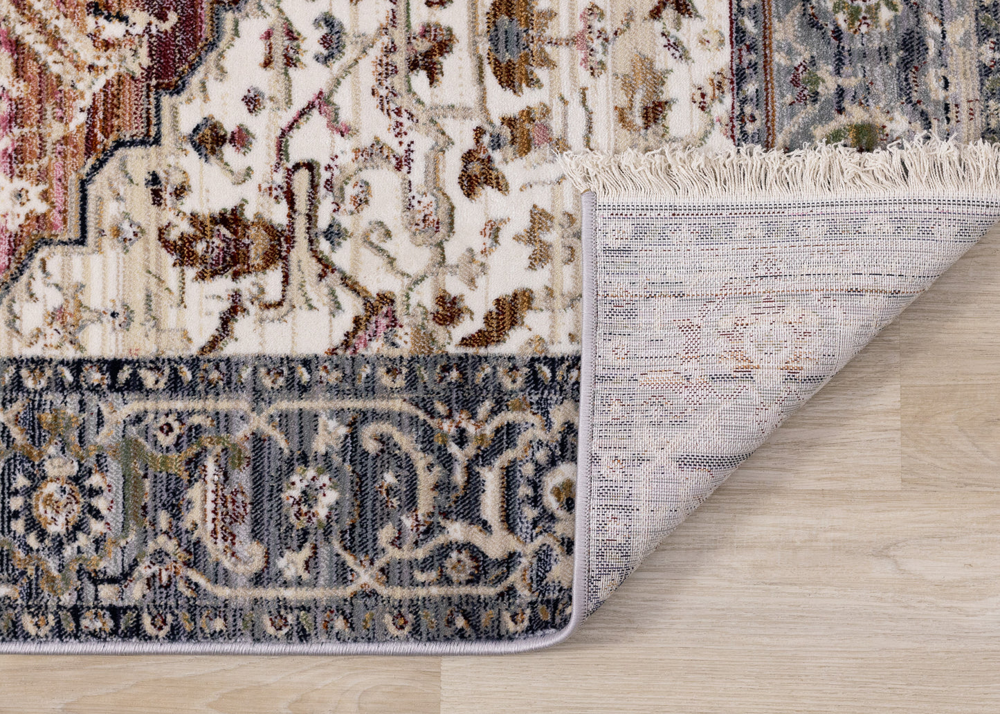 Classic Traditional Elegant Pink Area Rug