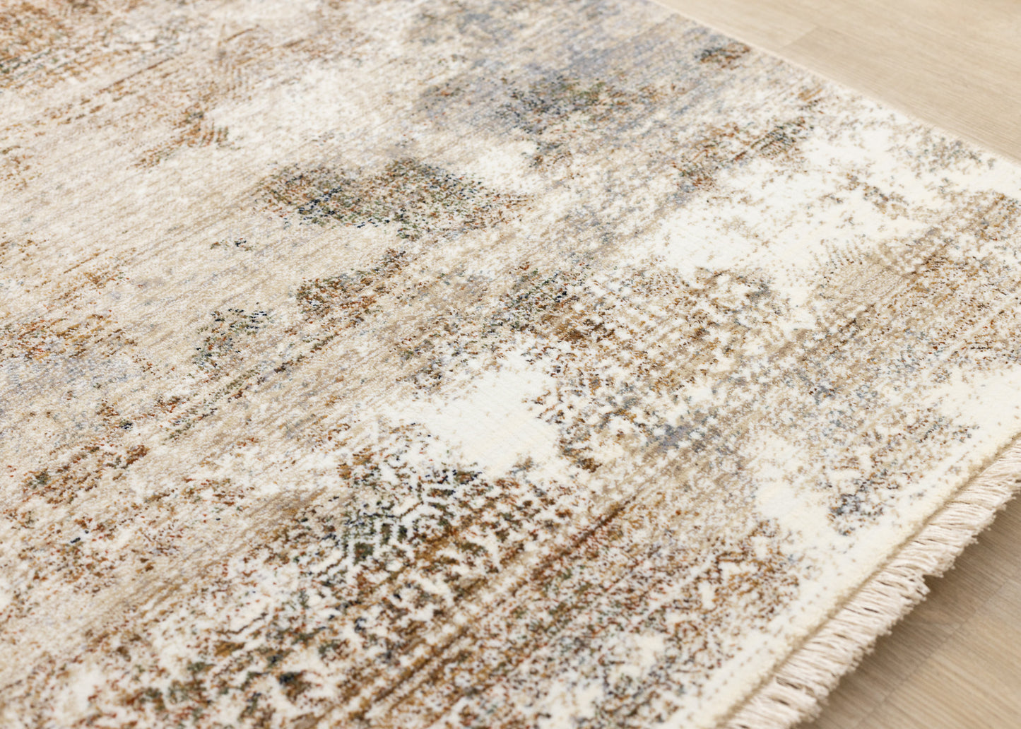 Contemporary Tribal Southwestern Cream Area Rug