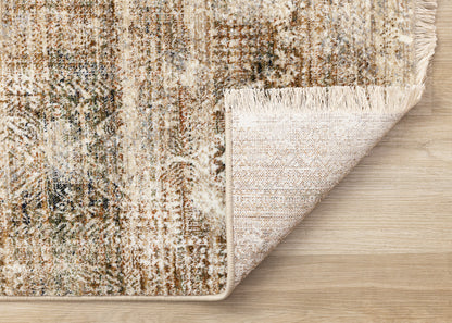 Contemporary Tribal Southwestern Cream Area Rug