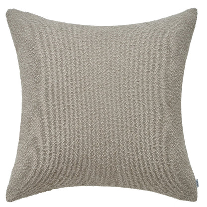 Textured Taupe Lumbar Pillow with Insert & Cover