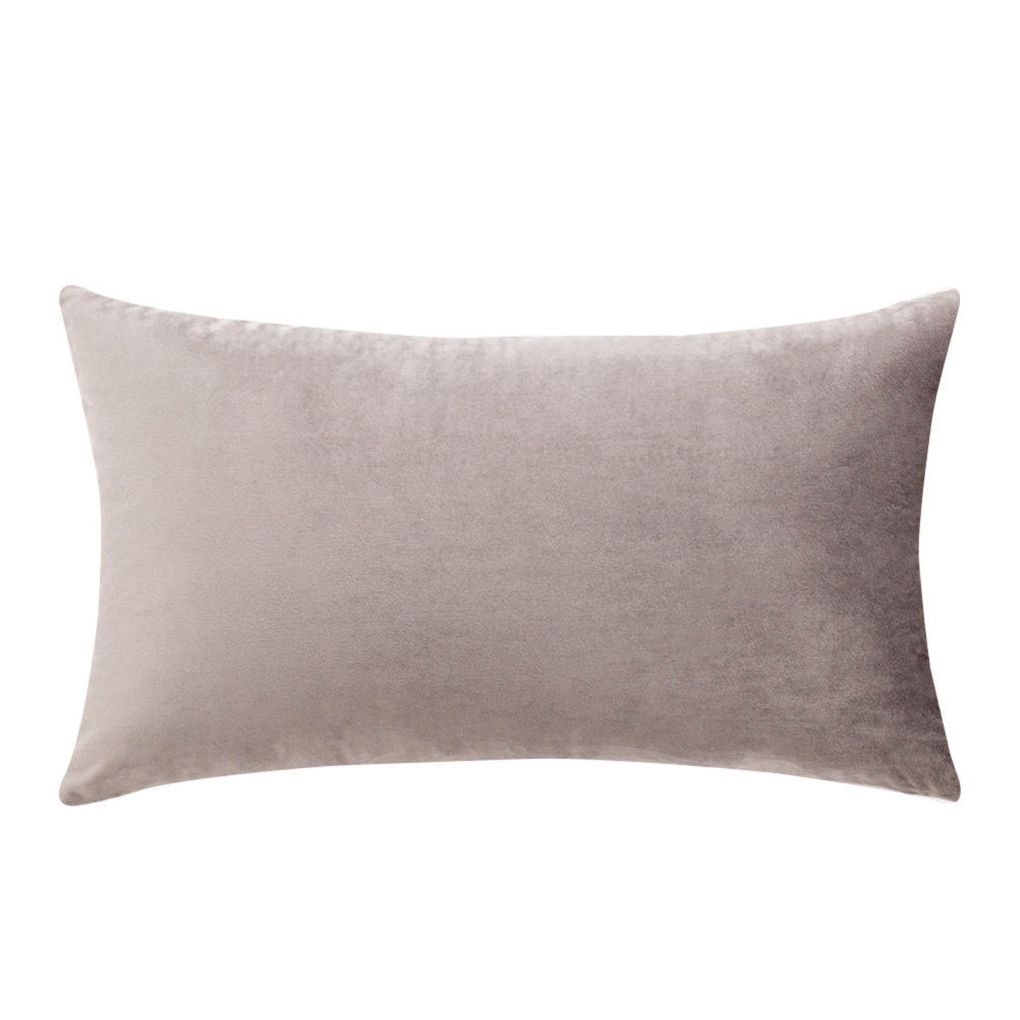 Soft Velvet Champagne Pillow with Insert & Cover