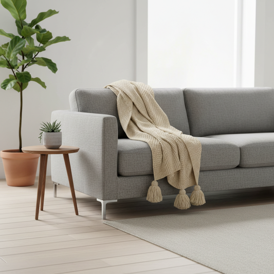 Decorative Throw Natural