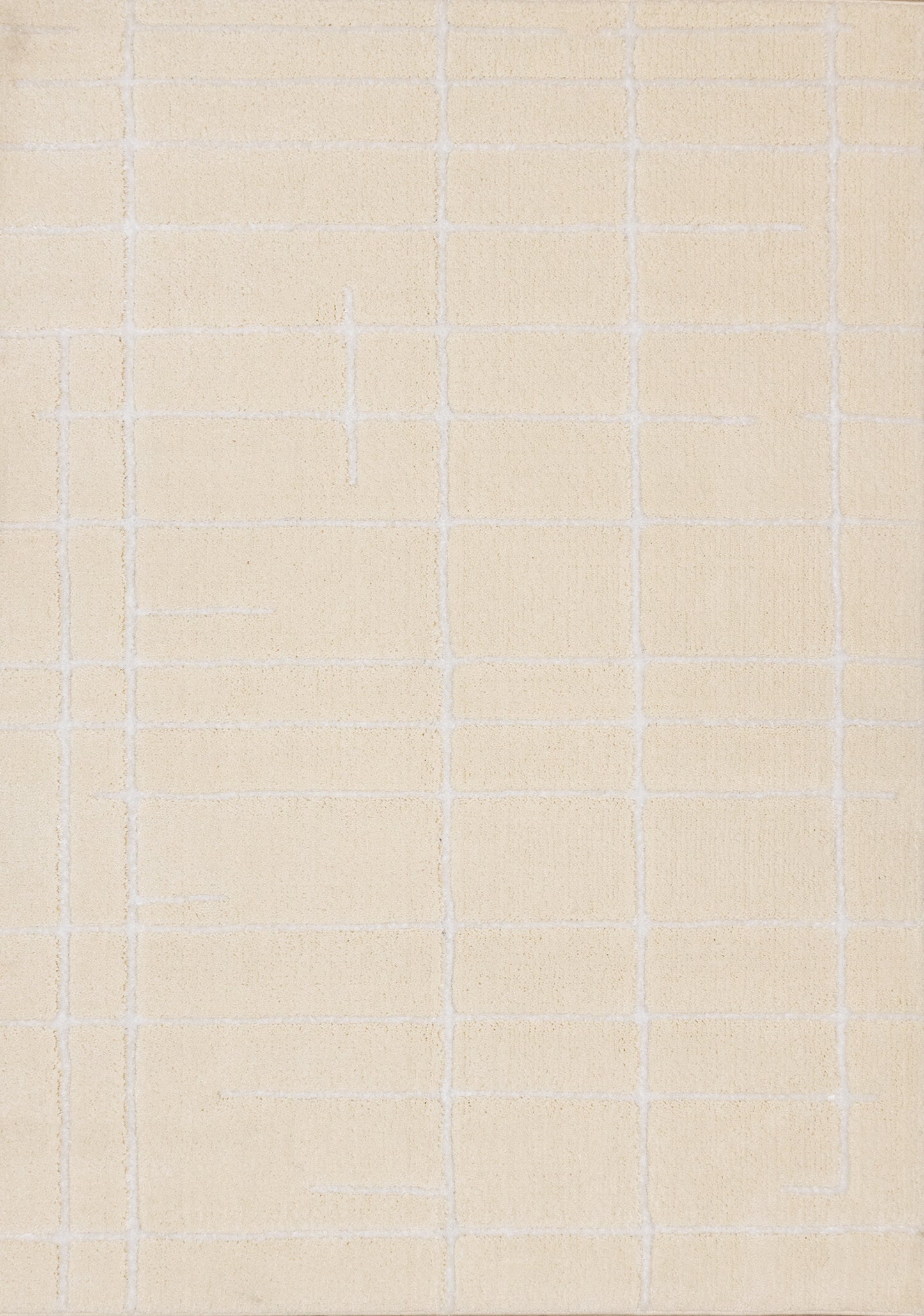 Contemporary Stripes Cream Area Rug