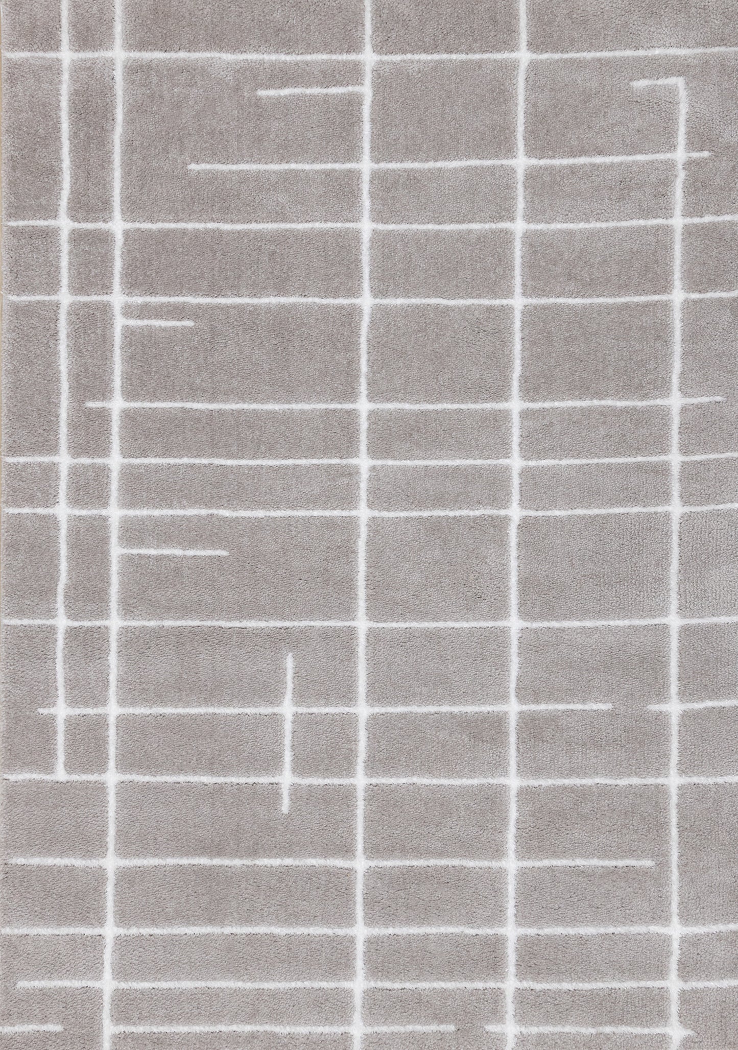 Contemporary Stripes Grey Area Rug-1