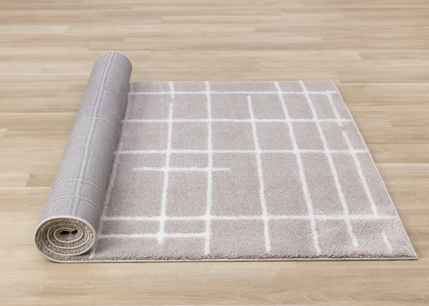 Contemporary Stripes Grey Area Rug-8