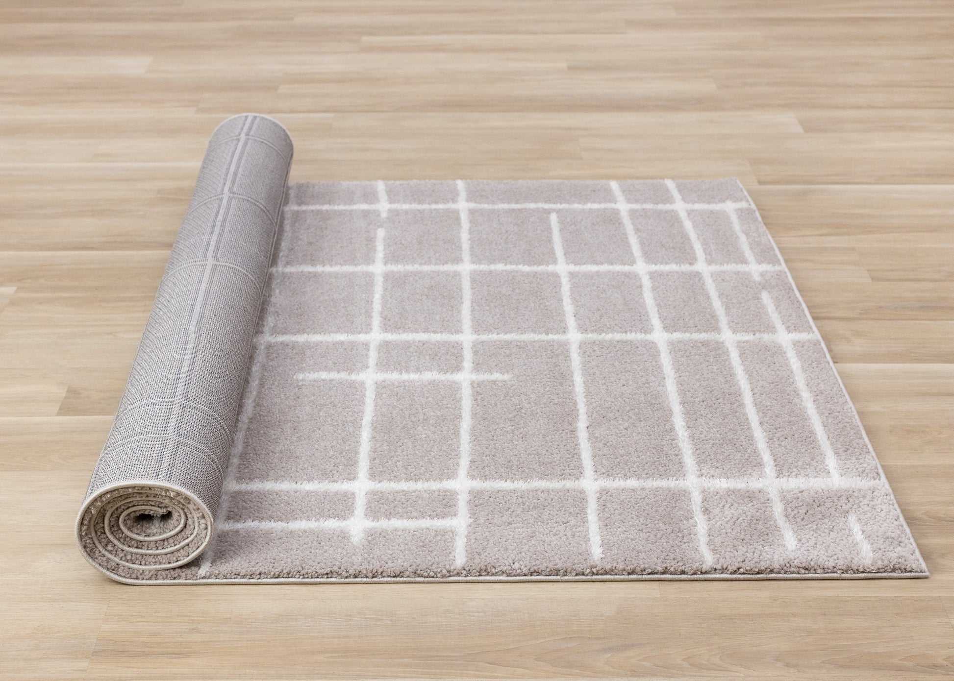 Contemporary Stripes Grey Area Rug-8