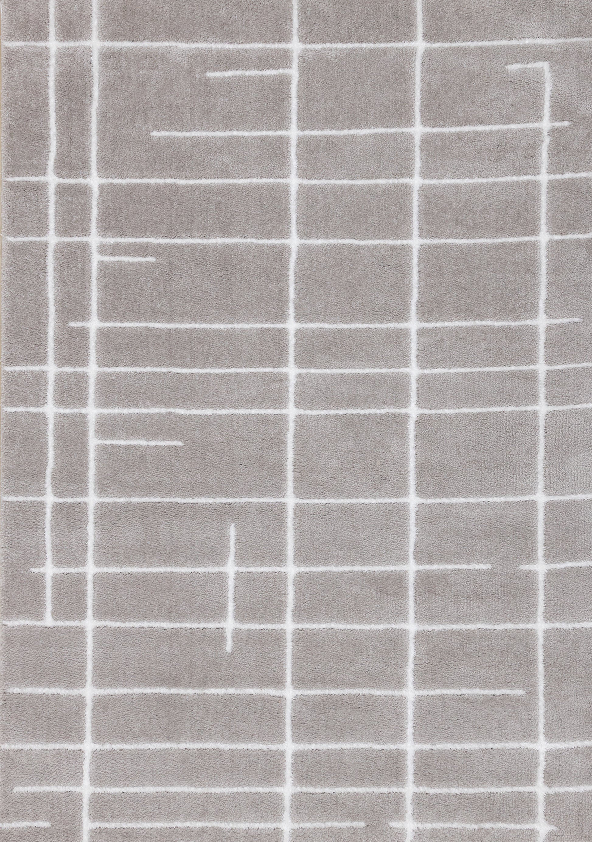 Contemporary Stripes Grey Area Rug-3