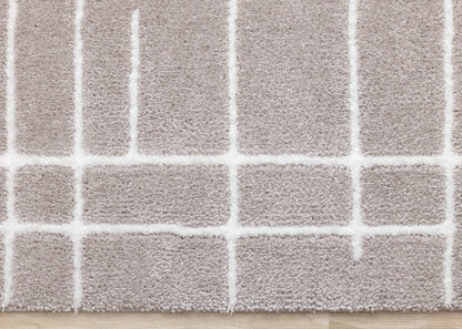 Contemporary Stripes Grey Area Rug-9