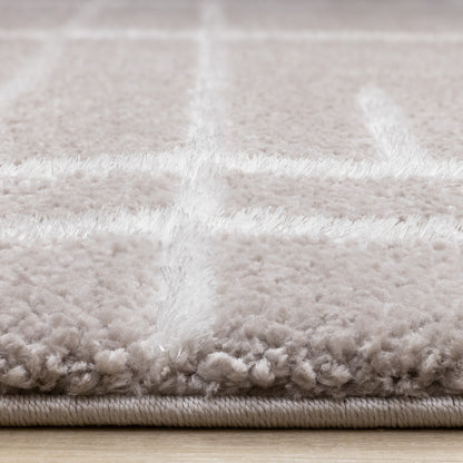 Contemporary Stripes Grey Area Rug-10