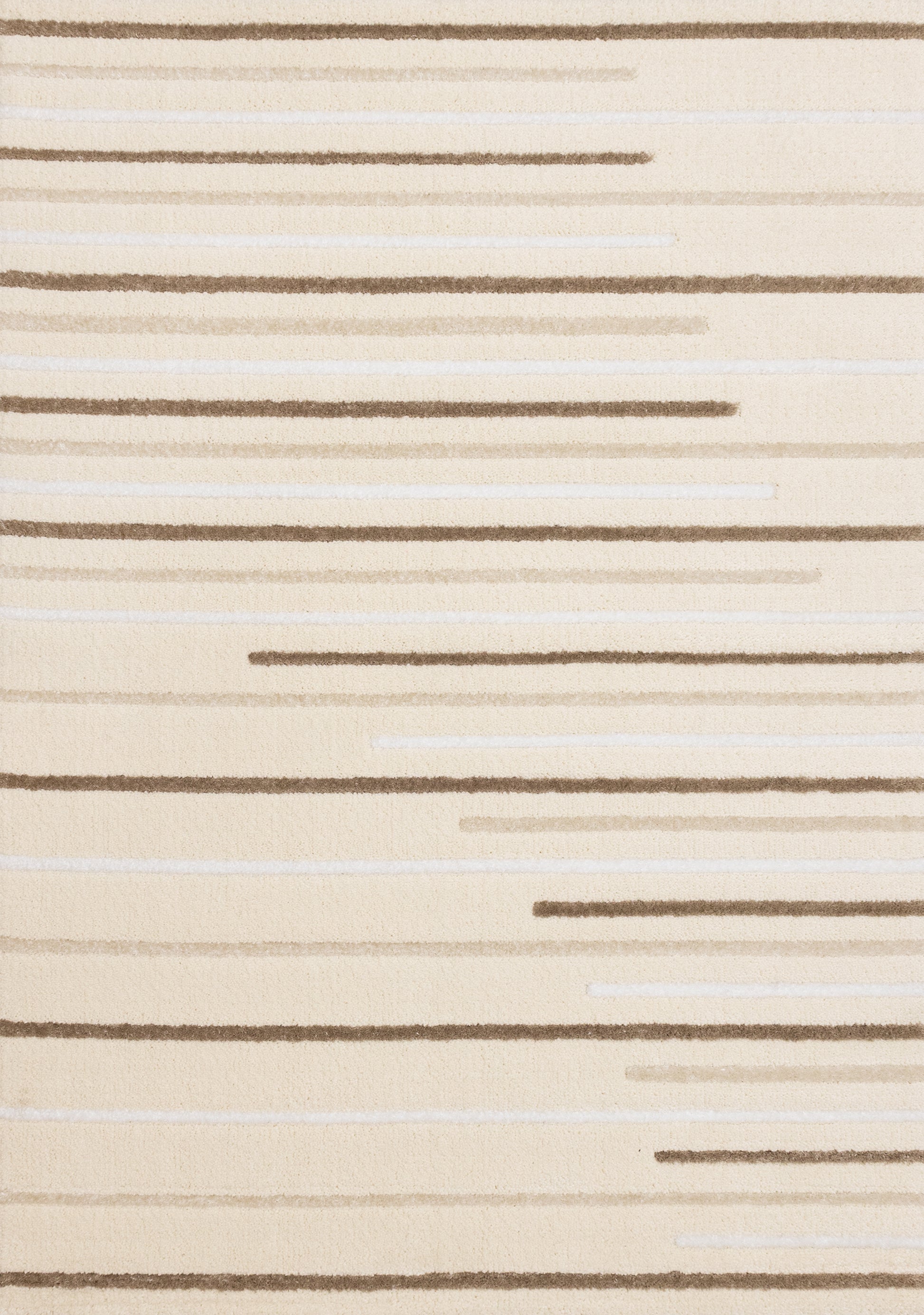 Contemporary Stripes Cream Area Rug-3