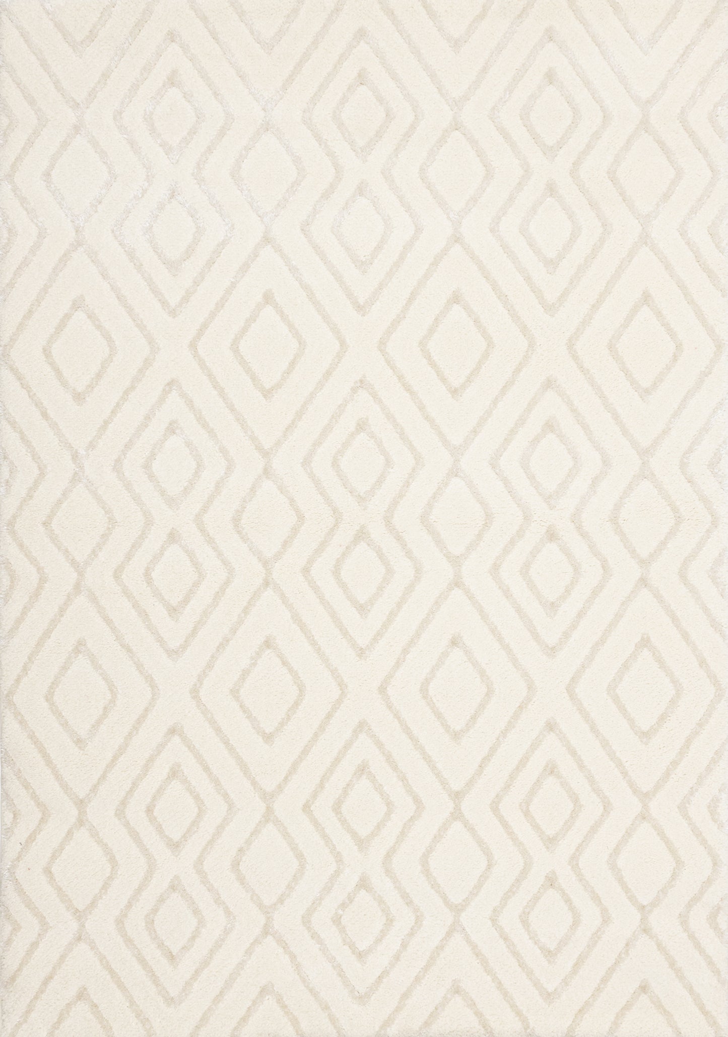 Contemporary Patchwork Cream Area Rug