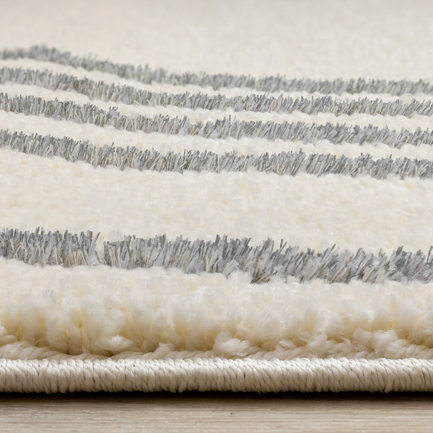 Contemporary Geometric Cream Area Rug