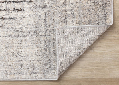 Art Distressed Grey Area Rug