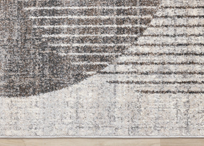 Art Distressed Grey Area Rug