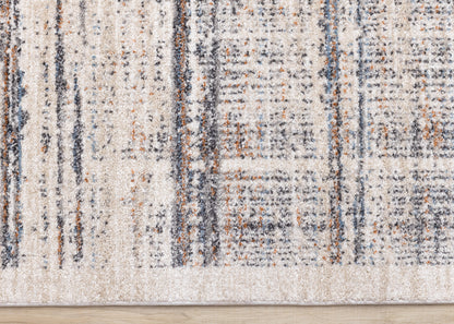 Contemporary Border Distressed Beige Area Rug-8