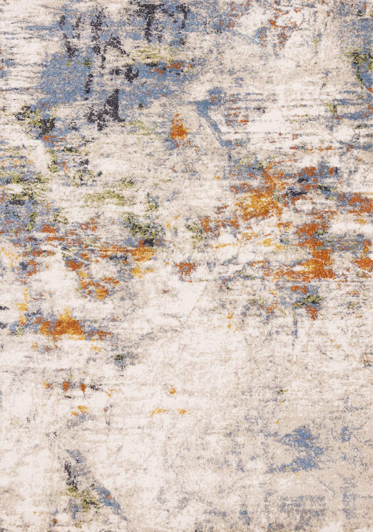 Contemporary Distressed Organic Taupe Area Rug-1