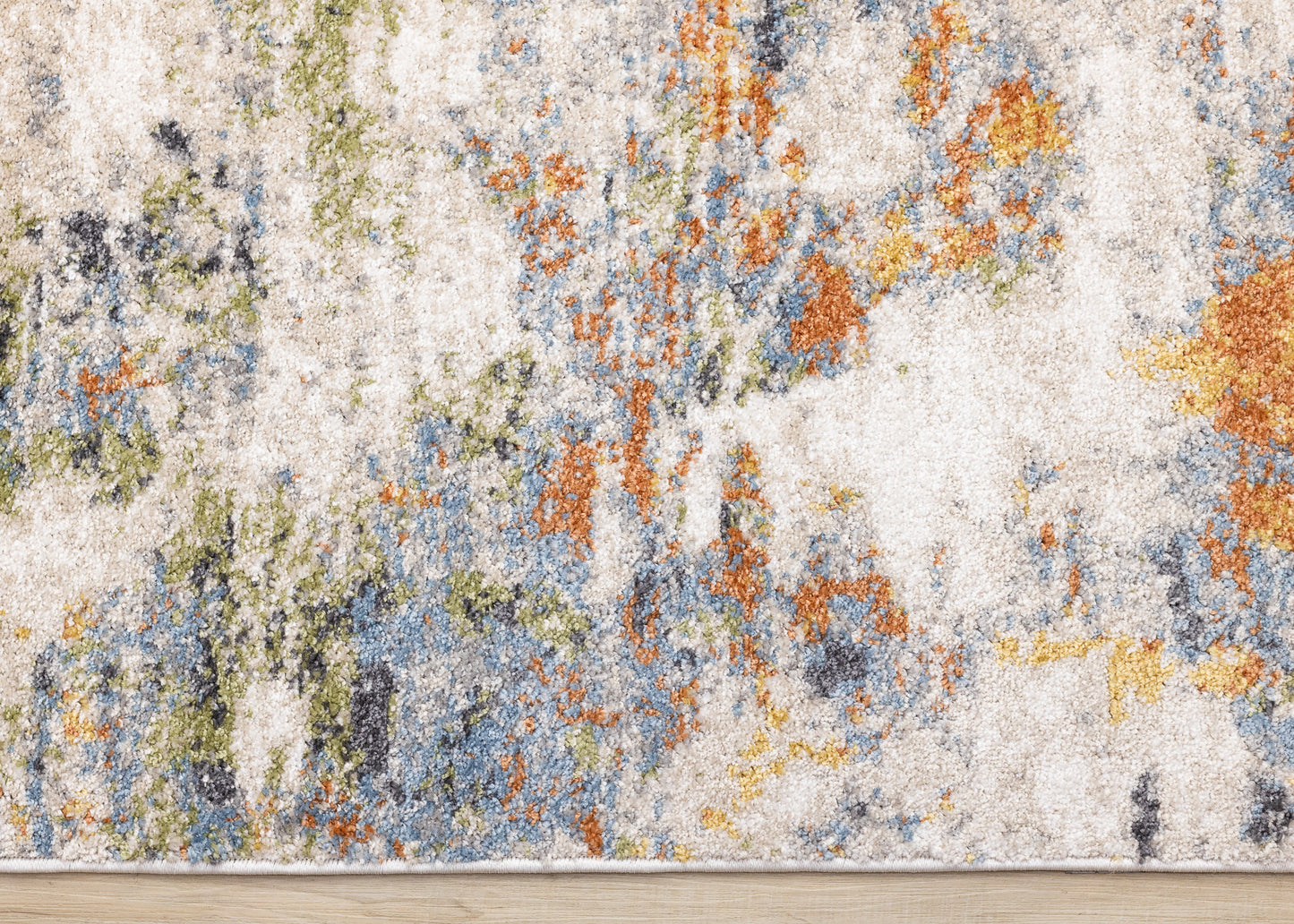 Contemporary Distressed Organic Taupe Area Rug-8