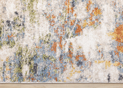 Contemporary Distressed Organic Taupe Area Rug-8