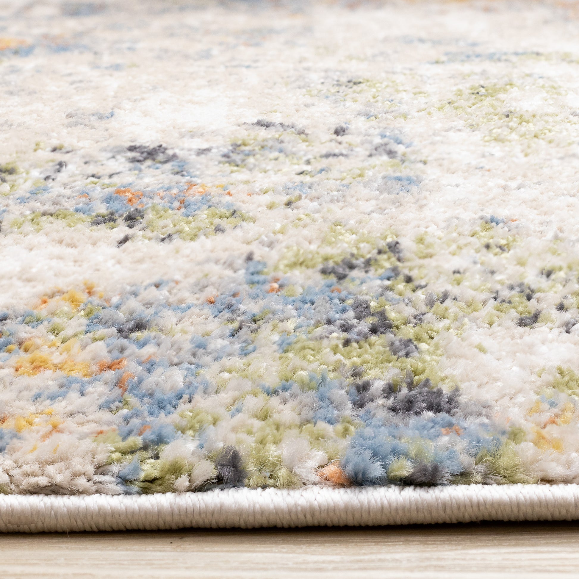 Contemporary Distressed Organic Taupe Area Rug-9