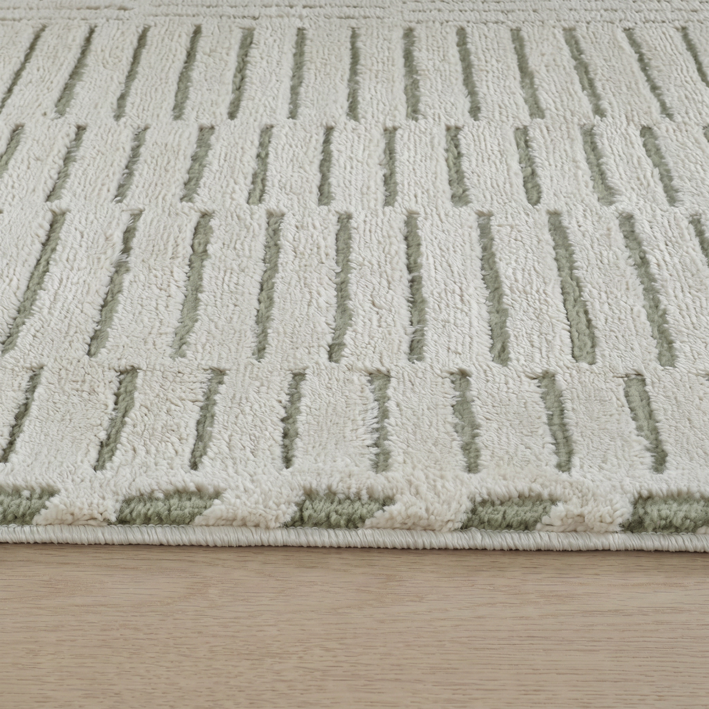 Alfombra Domus Abstract Modern Verde Oliva