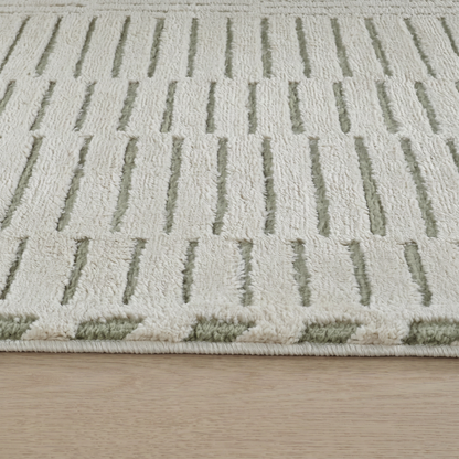 Alfombra Domus Abstract Modern Verde Oliva