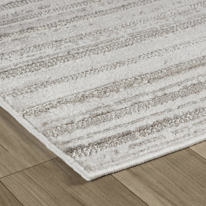 Arcus Geometric Modern Grey and Beige Indoor Rug-11