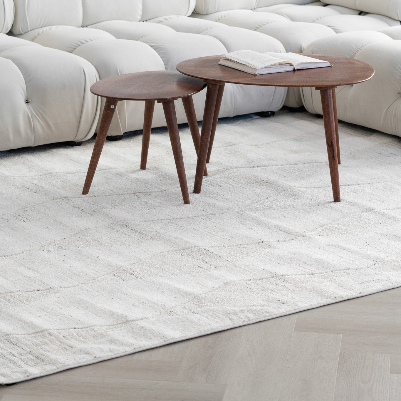 Astra Modern Abstract Cream Rug