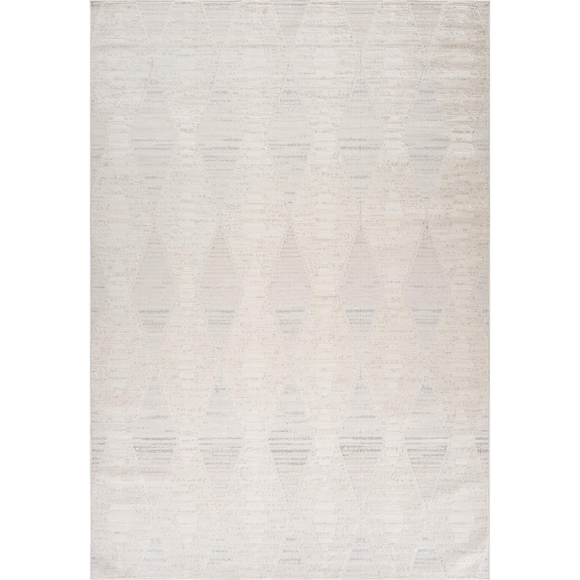 Vellum Chevron Contemporary Cream and Beige Indoor Rug-3
