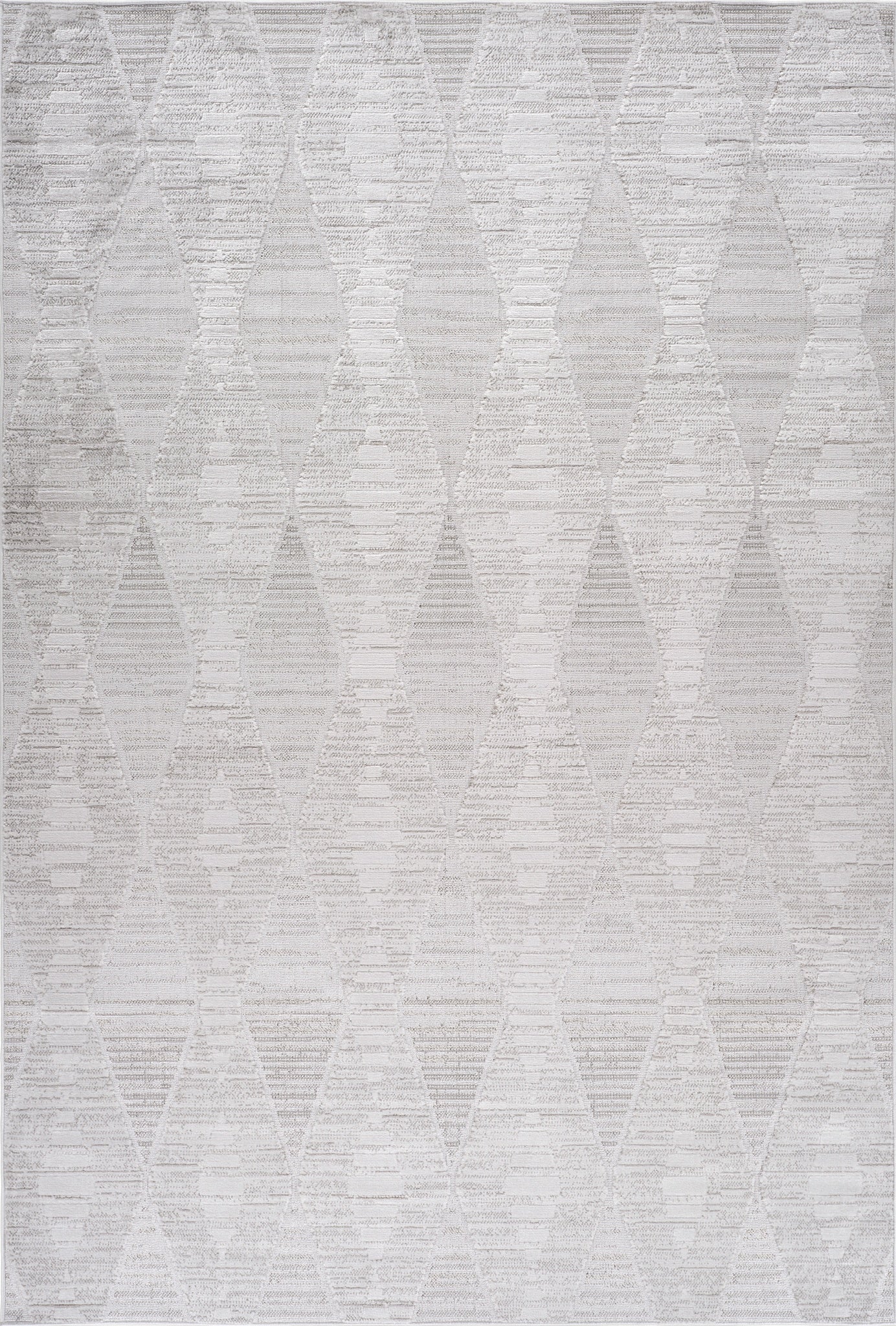 Vellum Chevron Contemporary Grey and Beige Indoor Rug
