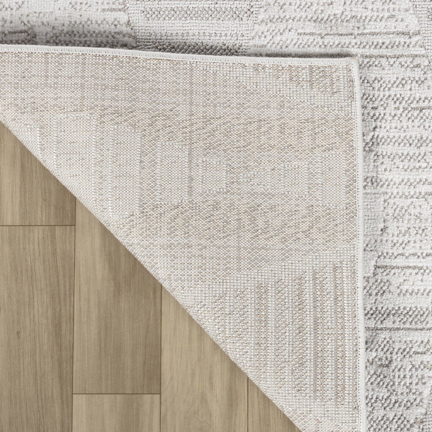 Vellum Chevron Contemporary Grey and Beige Indoor Rug
