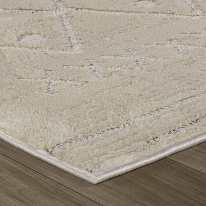 Satori Boho Contemporary Beige and Cream Indoor Rug-17