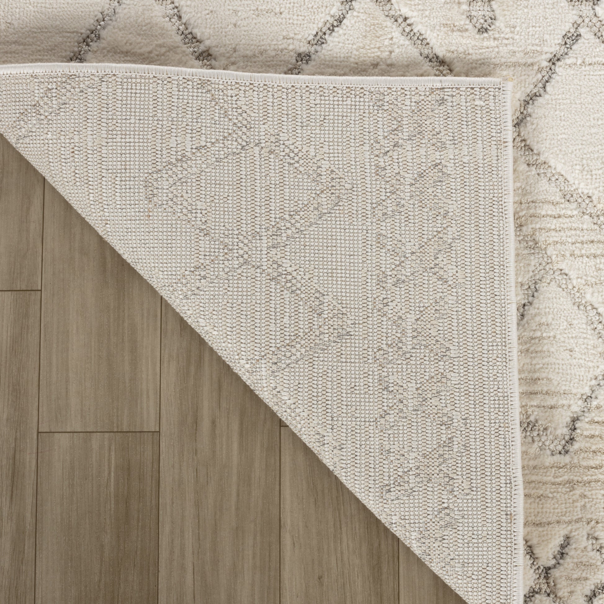 Satori Boho Contemporary Beige and Cream Indoor Rug-14